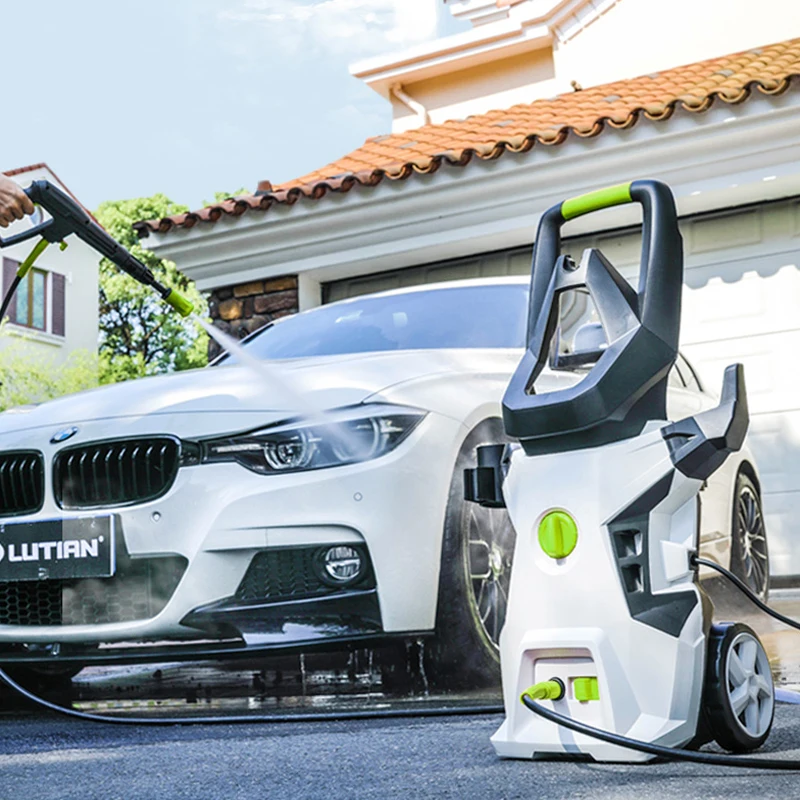 1700W Electric Max Pressure 130bar High Pressures Car Factory Price Wheel Water Washer car portable washer