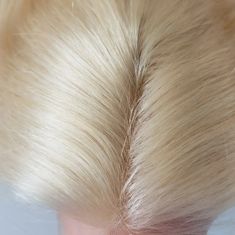 Wholesale Factory Women Toupee Natural Real Virgin Remy Human Hair Replacement Transparent Lace Topper