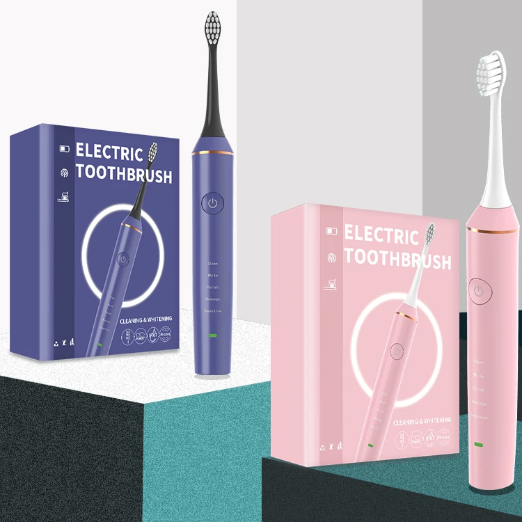 Mh V2 CE ROHS Tooth Brush Sonic Electric Toothbrush For Adult With 2 Pcs Toothbrush Head