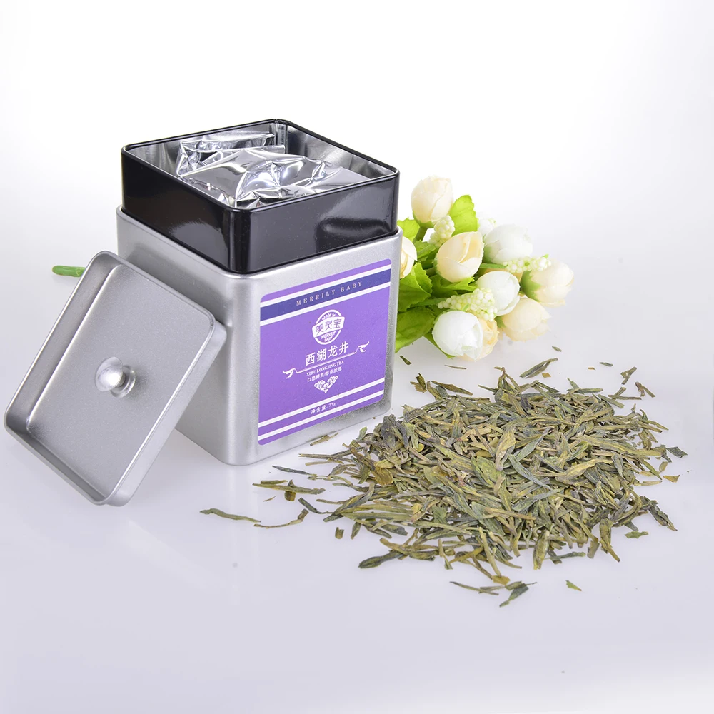 Traditional Famous Organic Newest Harvest Refine Chinese Green Tea Leaves Hangzhou Longjing Green Tea