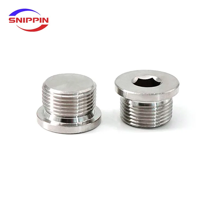 G1/8 G1/4 G3/8 G1/2 G3/4 G1-1/4 G1-1/2 G2Male Hex Socket End Cap Fluorine Rubber Ring Flange Hexagon Plug Water Oil Pipe Fitting