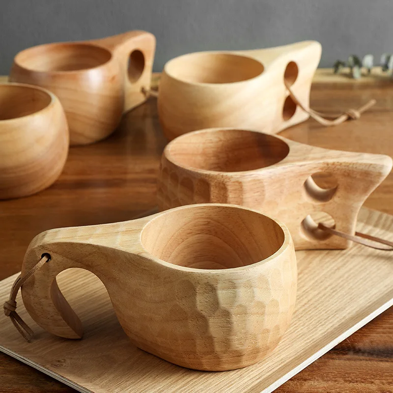 Деревянная кружка для чая