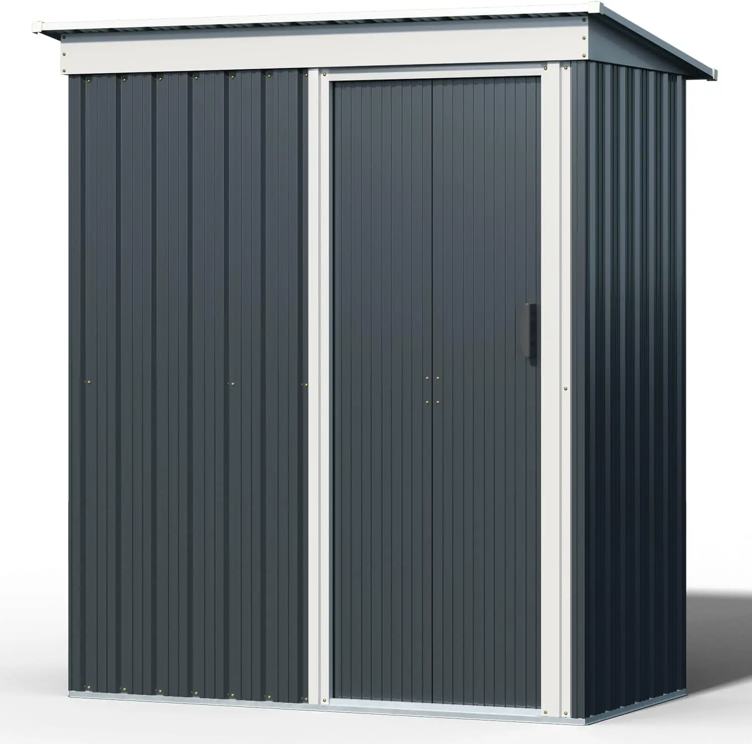 Waterproof galvanized metal garden shed outdoor garden cellar tool storage house