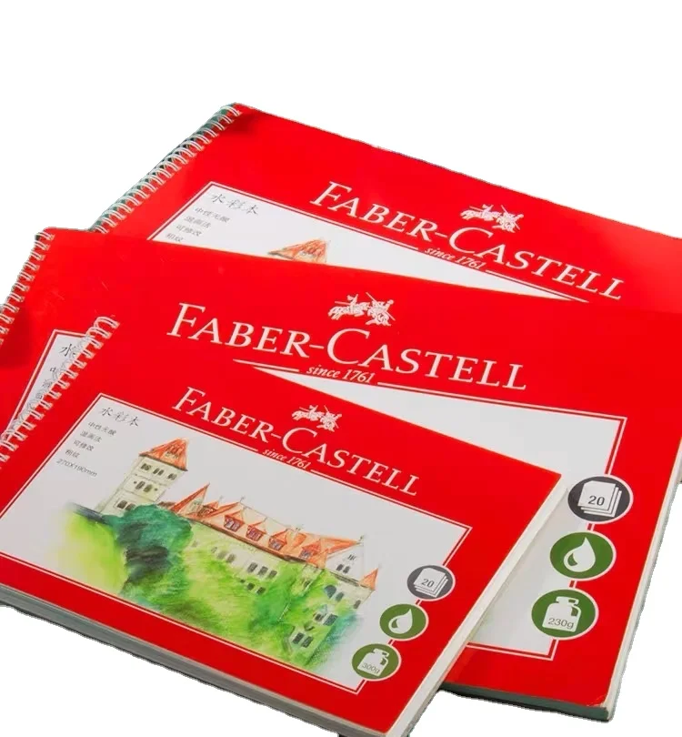 
High quality FABER-CASTELL sketchbook custom 16K Color Lead Fine Line Art Students sketchbook for drawing 