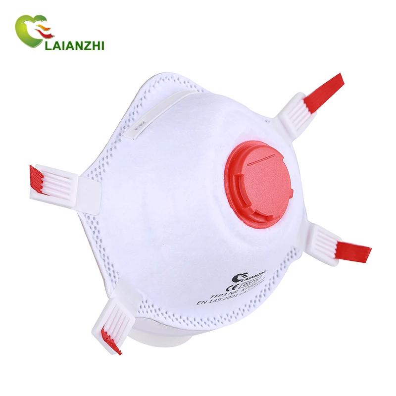 Hot sale facemask ffp3 cup mask disposable protection mask with breathing valve