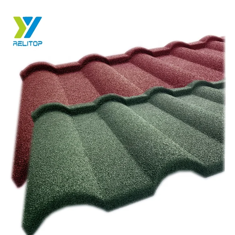 Newest Building Construction Materials Stone Coated Metal Roof Tiles Pricehighly weather resistance ability 50 years warranty