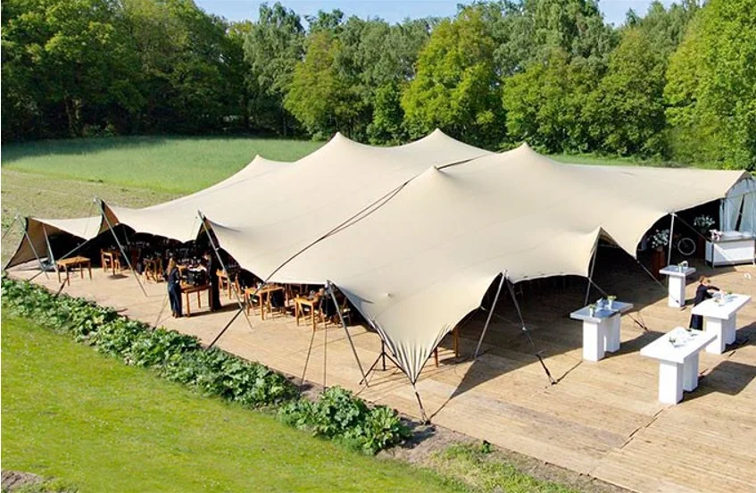 New style portable popular big bedouin luxury outdoor waterproof stretch event tent