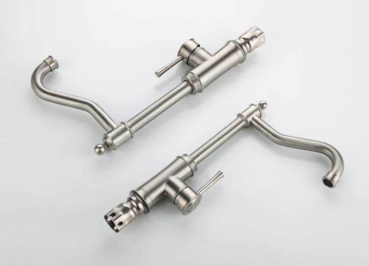 European Swivel Vegetable Basin Faucet 304 Stainless Steel Vintage Kitchen Faucet 1 - 199 Sets