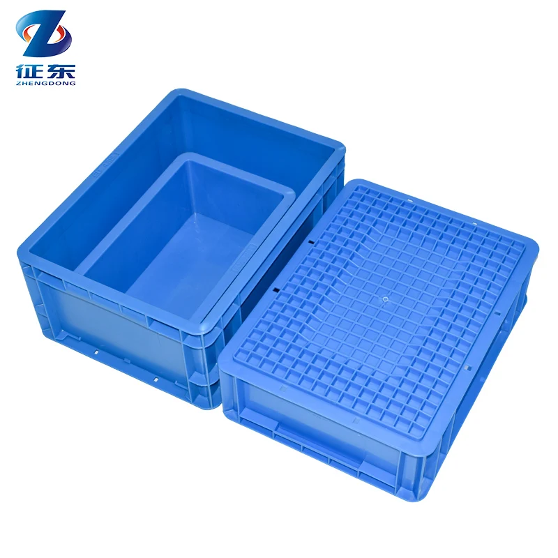 Heavy Duty Industrial Storage Bins Eu Crate Multifunctional Large Storage Pp Plastic Turnover Box