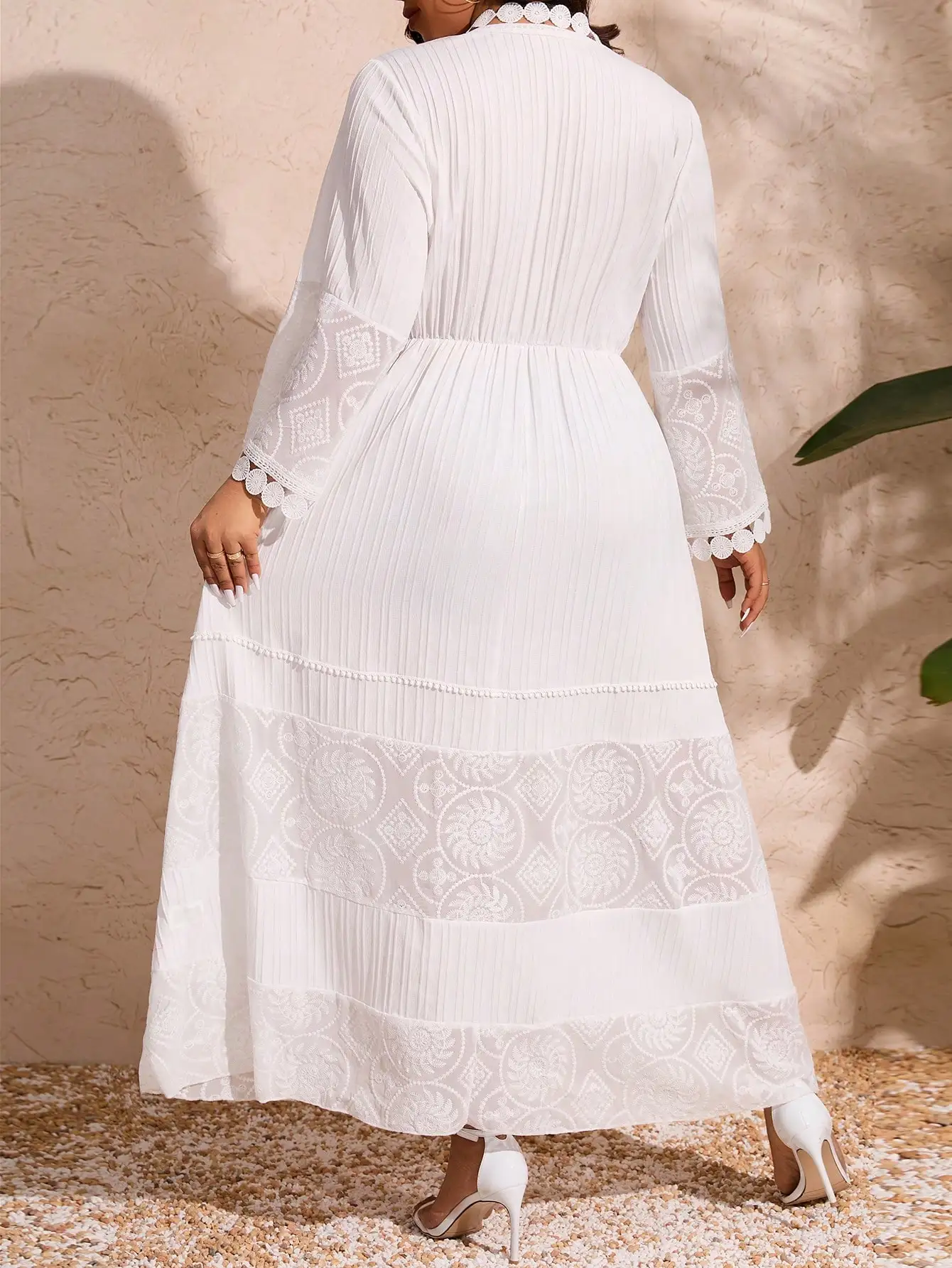 Custom women Modest elegant sleeveless dress Summer vacation style digital print solid color silk dress