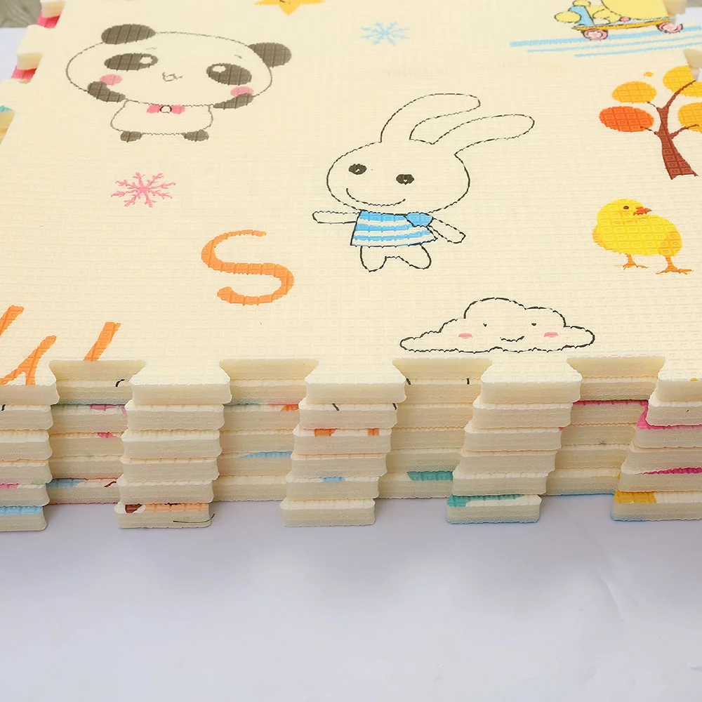 Non-toxic XPE Material Colorful Baby Play Mat Animal Pattern XPE Foam Puzzle Play MatS
