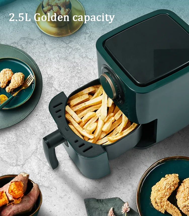 2021 Deluxe аэрофритюрница для приготовления блюд без HB-8207 2.5L Многофункциональный ностальгия безмасляный powerxl as seen on tv careline высокое качество