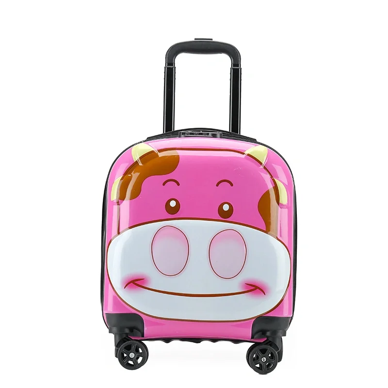 Hard Shell Children Fashion Luggage Kids Cartoon Trolley Suitcase for Travel