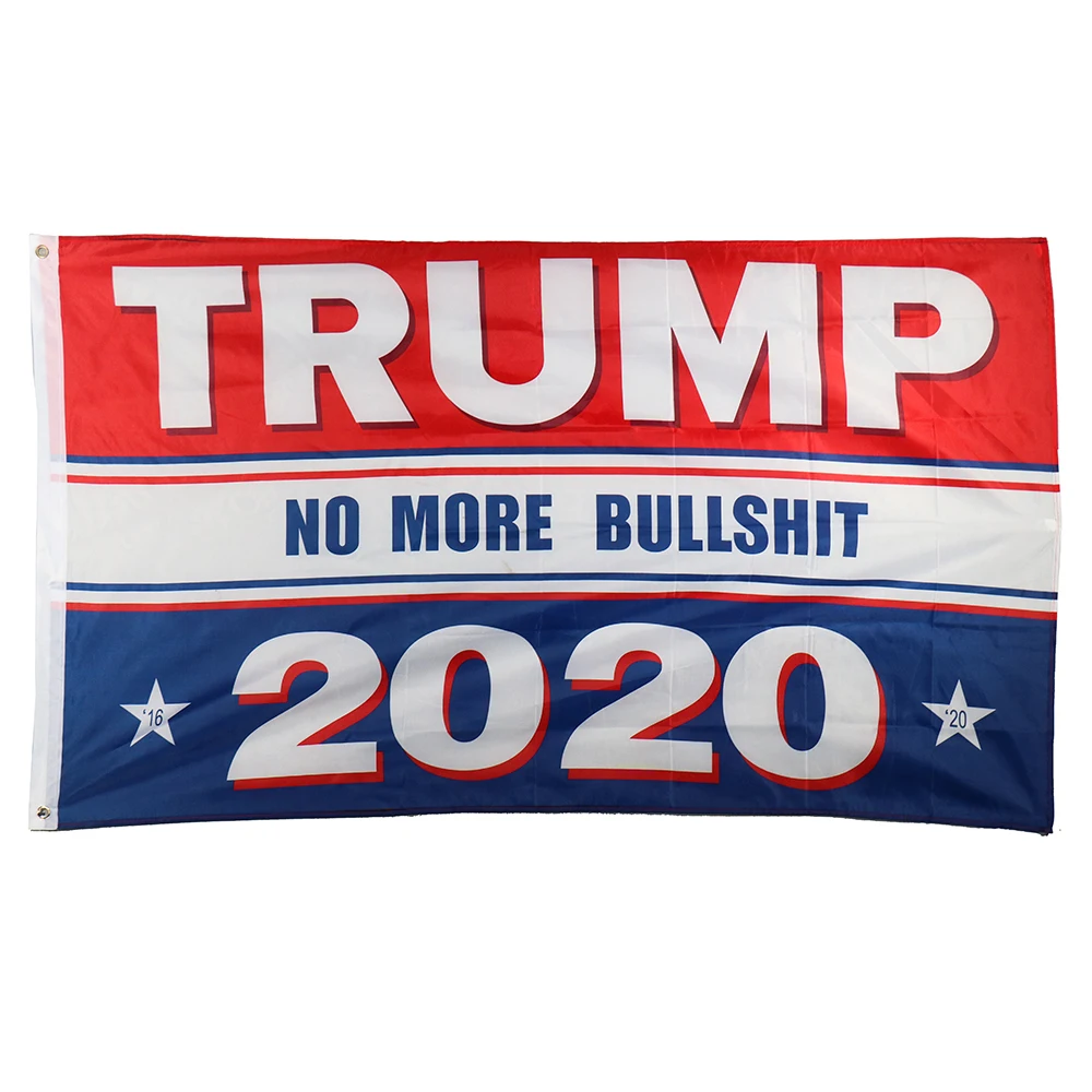3x5 футов Дональд Трамп для президента 2020 не больше херни 3*5 футов 150*90 см Флаг 45-е президентские выборов США полиэстер баннер