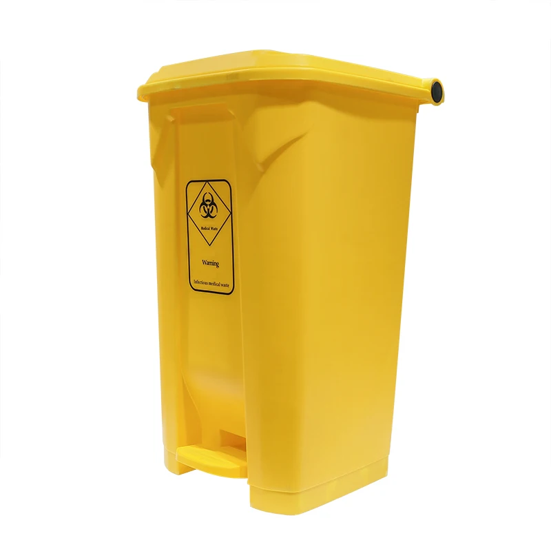 bio medical waste bins 30l 50l 80l 100l garbage plastic trash can dustbin