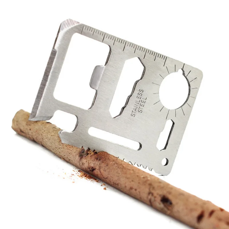 outdoor kit gear credit card multi tool gadget camp opener wallet multifunction Knife bottle survive pocket multipurpose