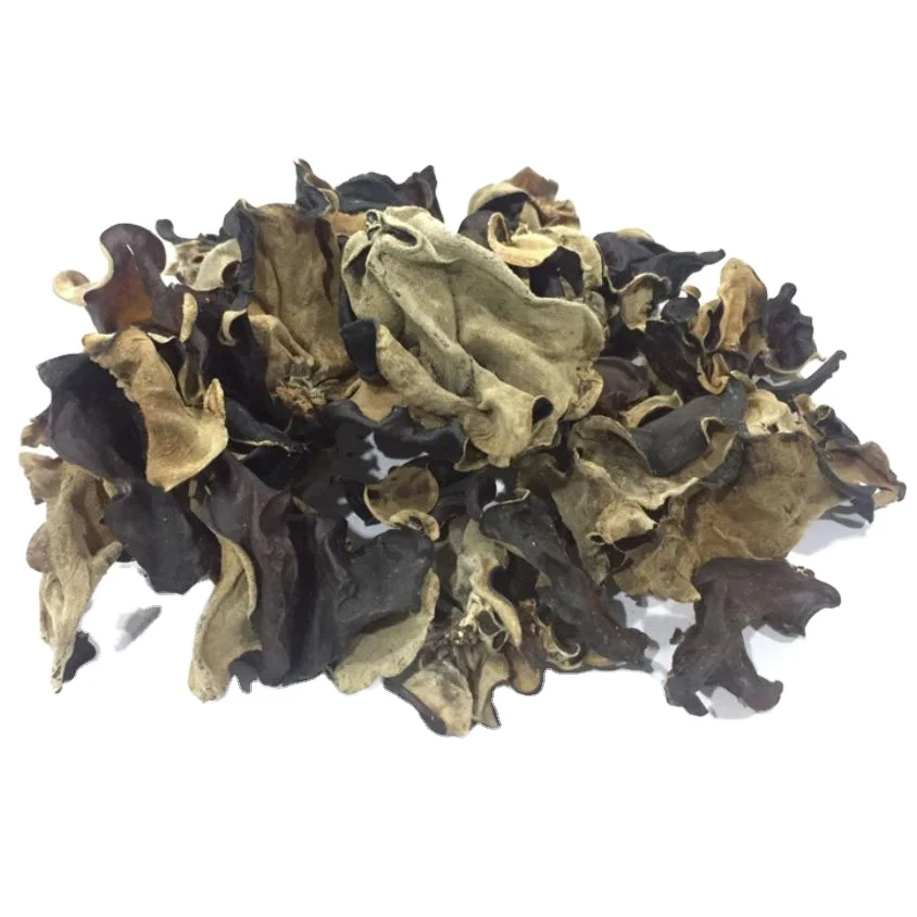 
Premium Grade Dried Natural Thai Black Ear Mushroom (White Hair) 