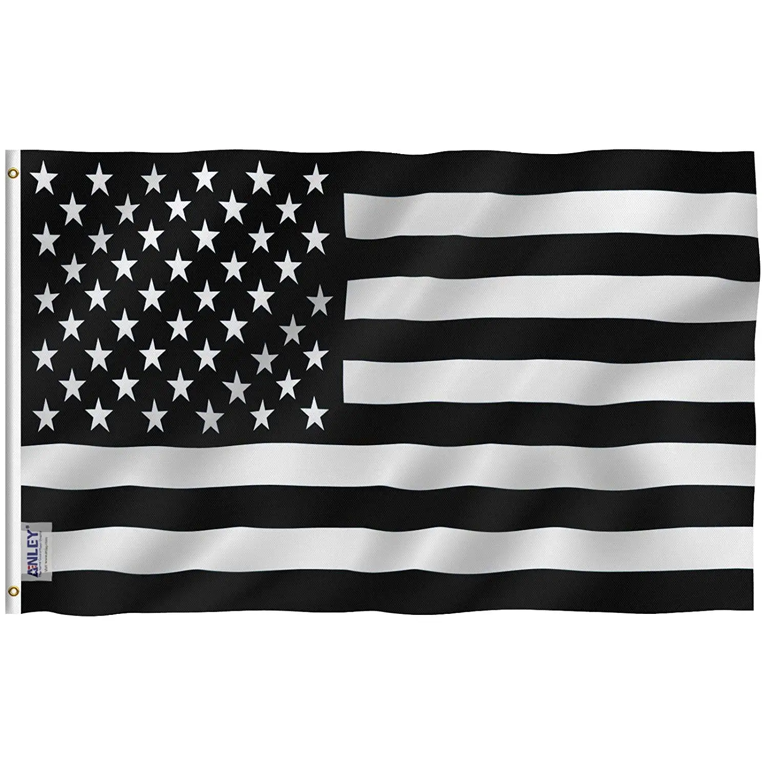 New American Thin Blue Line Police & Thin Red Line Firefighter Flag Banner