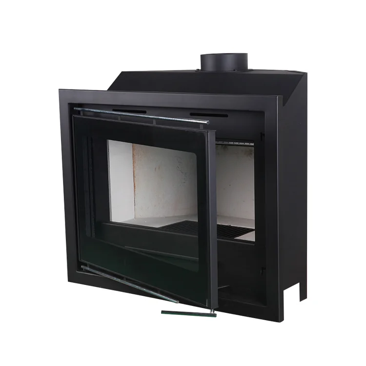Wall Inserted Landscape Wood Burning Stove Fireplace Room Insert Wood Stove Fires Heater for Home Use