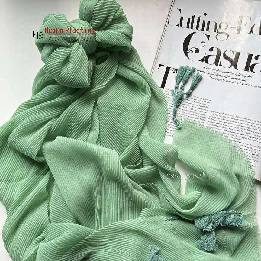 Manufacturer HuaEn Pleating skirt scarf dress textile pleating machine