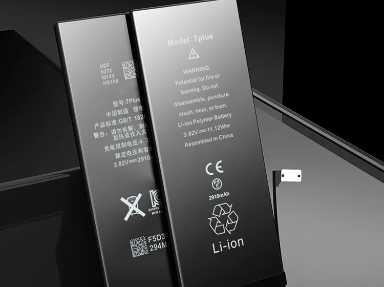 0 Cycle Original Capacity Battery For iPhone 7Plus 7 plus Lithium