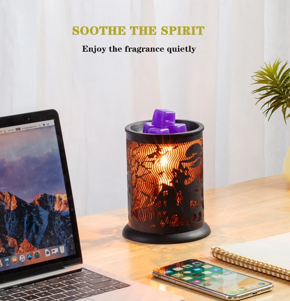 Iron Made Oil Burner Latest New Design Aroma Lamp And Wax Burner For Home Decoration