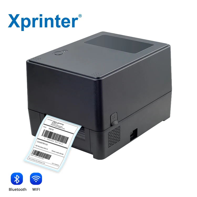 Factory fast printing speed thermal Barcode Label POS Printer with black mark cutter USB/WIFI/BT for Retail XP-TT425B