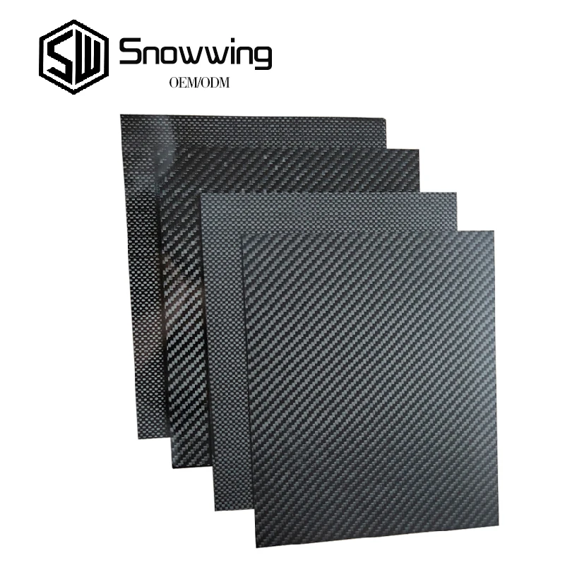 Made in Taiwan 1705*805*4mm aero material professional 100% carbon fiber 3K CFRP sheet