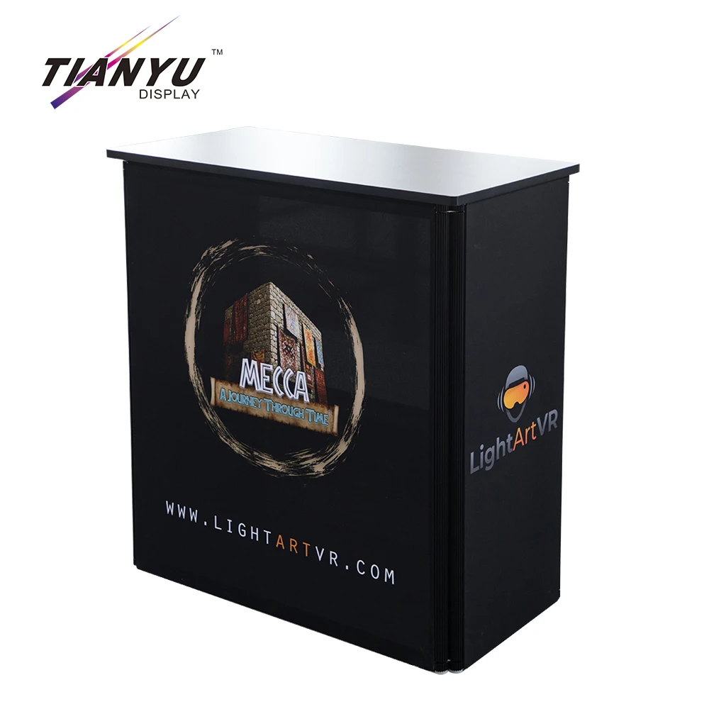 Tianyu Exhibition Tension Fabric Backdrop Trade Show Banner Stand Frame Glowing Pop Up Banner Display Stand