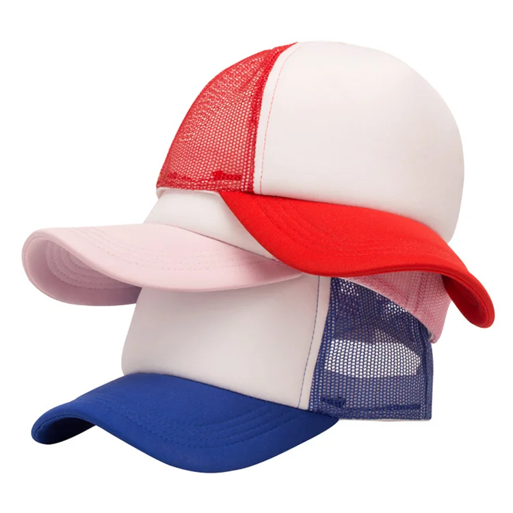 2024 New Arrivals Fashion Embroidery Anime Baseball Cap With Mesh Foam Hat Trucker Cap Custom Logo