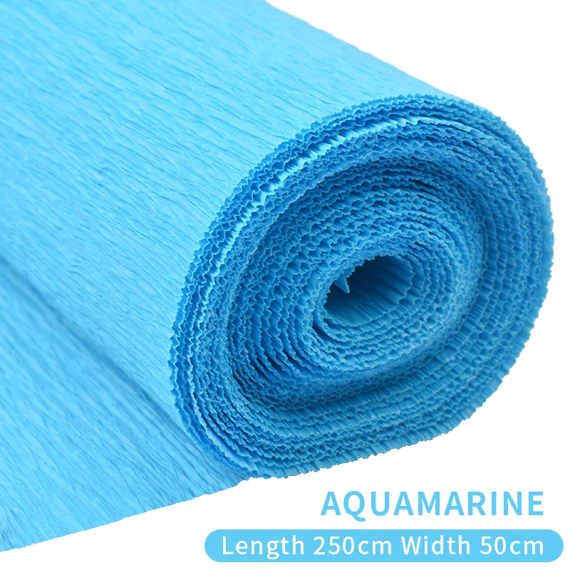 Best Quality Rolls Crepe Paper Solid Color Crepe Paper Application for Saloon/party Arrangement  China Crepe Paper