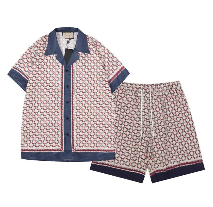 Гавайский комплект для мужчин Свободный Топ рубашка с цветочным принтом и надписью модная дизайнерская дышащая Летняя мужская коротким рукавом