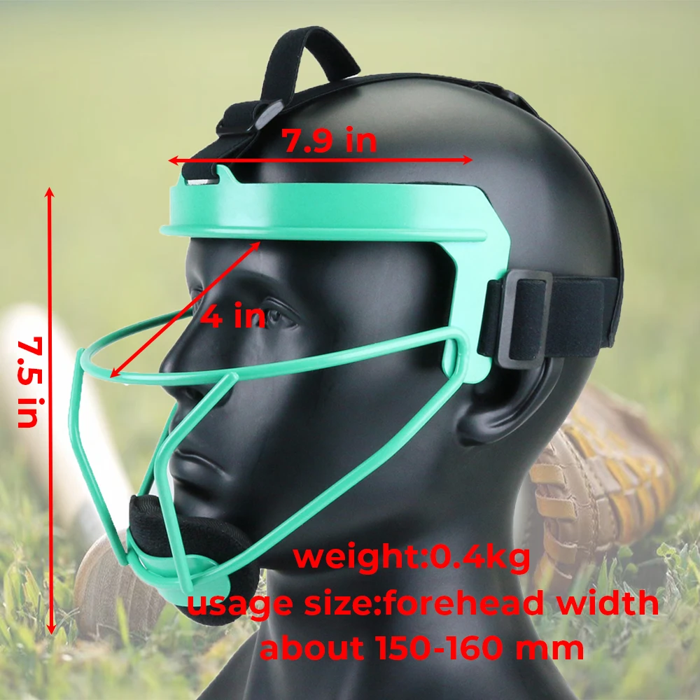 2023 New Design Defense Softball Mask Softball Strike Helmet Liner Game Training Head Protection