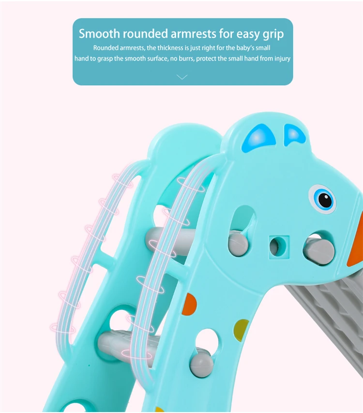 Wholesale Classic Cute Deer Play House Plastic Mini Children Plastic Indoor Slide Toys