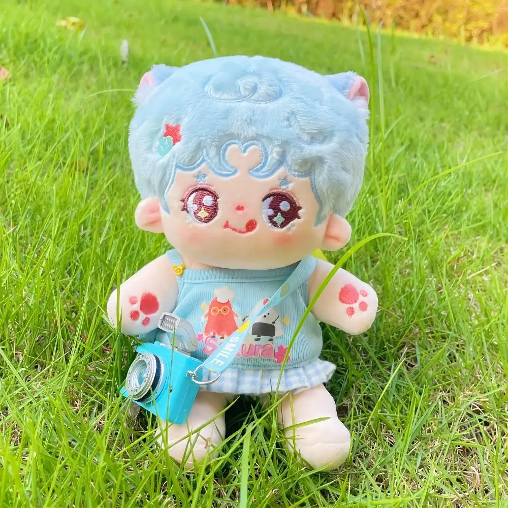 Original custom plush doll clothes costume workwear suit shirt custom 20cm plush doll with clothes