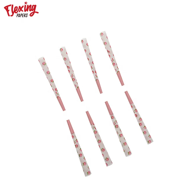
Customized flavoured natural pre rolled king size paper cones for hemp papers smoking 