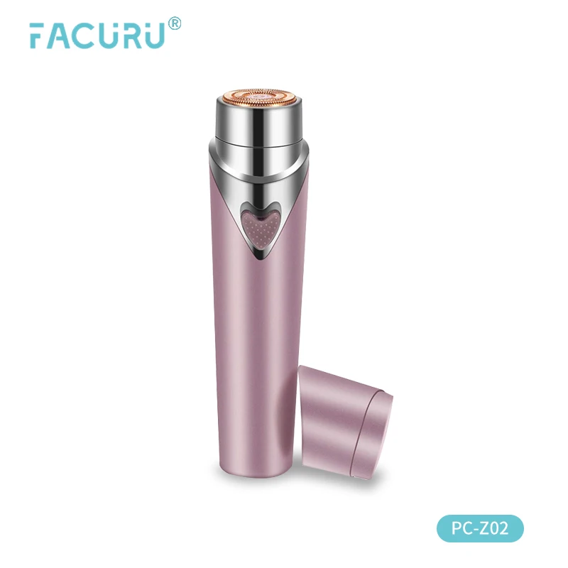 
Facuru Painless Epilator Shaver Women Hair Removal Facial Hair Remover Stick Eyebrow Hair Remover 