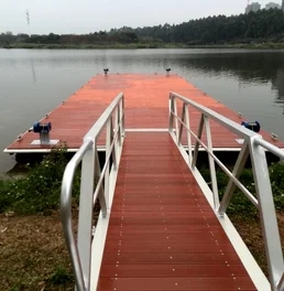 New Design Aluminium Floating Approach bridge with gangway and deck outdoor floating deck