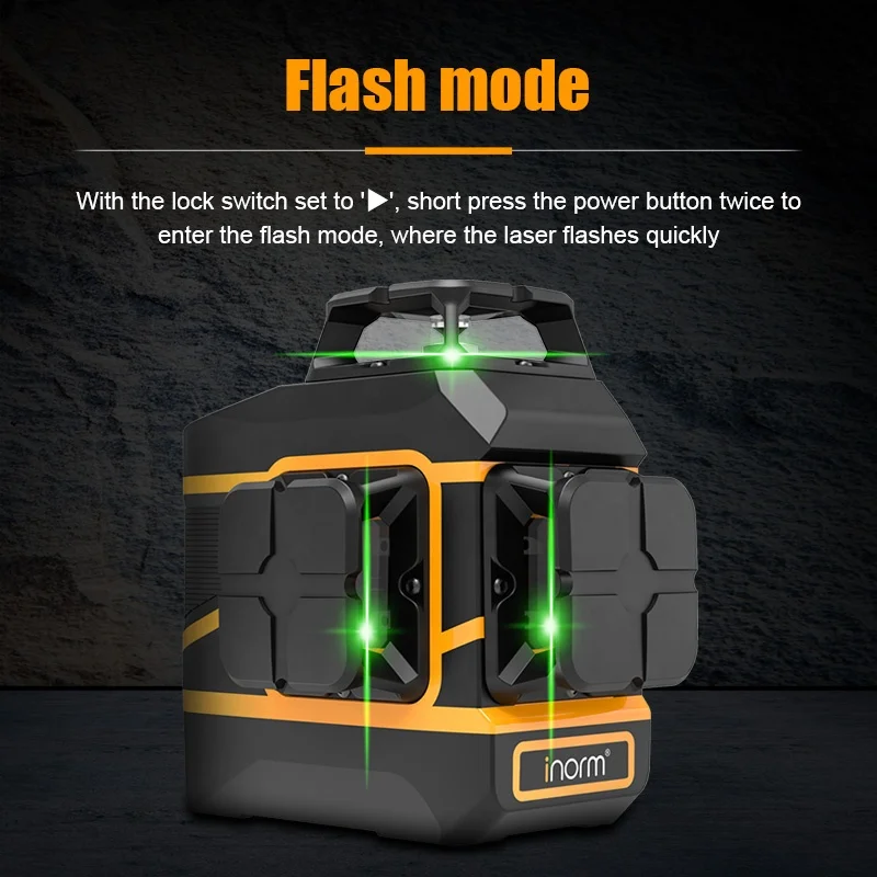 High Quality Degree Laser Level Green Automatic Portable 12 Lines Self-leveling Outdoor Indoor Laser Level