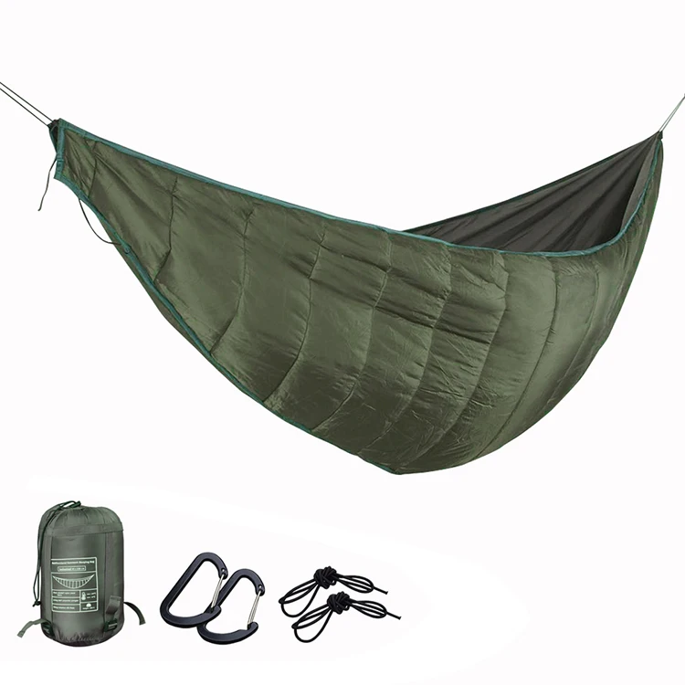 New Design Dual-Use Portable Lightweight And Warm Underquilt Hammock Nylon Swing Outdoor Camping Hammock