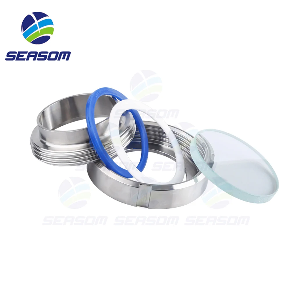 SEASOM For Milk Aseptic Ss Couplings Sms Standard Flexible Pipe Union