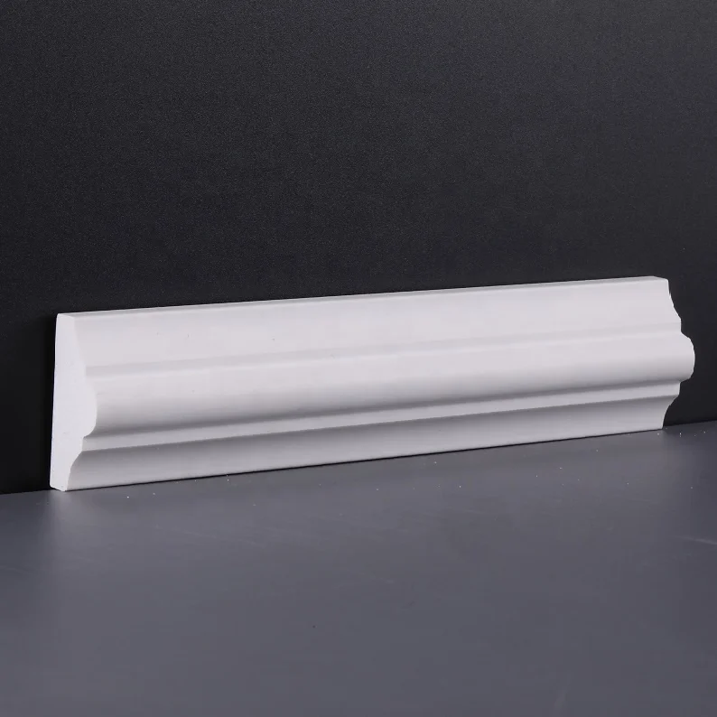 PS Skirting line Polystyrene foam board White skirting board wainscoting Decorative furniture mouldings