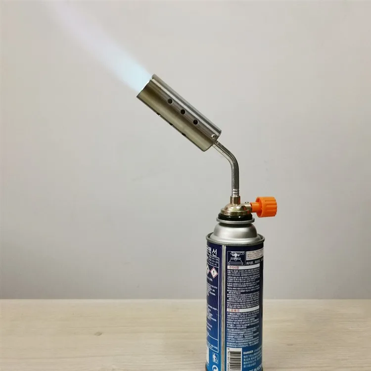 Logo New Metal Gas Torch Butane Welding Cooking Blow Copper Gun Heating Direct Impact