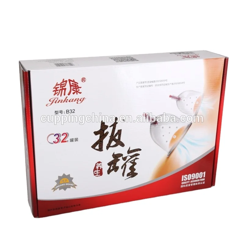 
jinkang Vacuum Cupping Set 24 Cups with Guasha set 