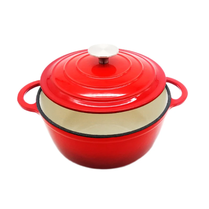 Nonstick Bread Baking Use Slap-up Cast Iron Cooking Casserole Multi Enameled Dutch Oven 5.5qt
