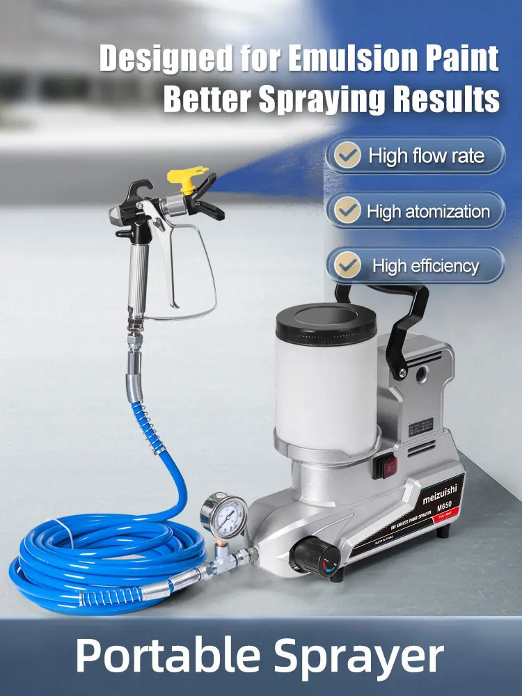 2024 New 1200W Airless Paint Sprayer Machine Electric High Pressure Airless Spray Machine Latex Paint