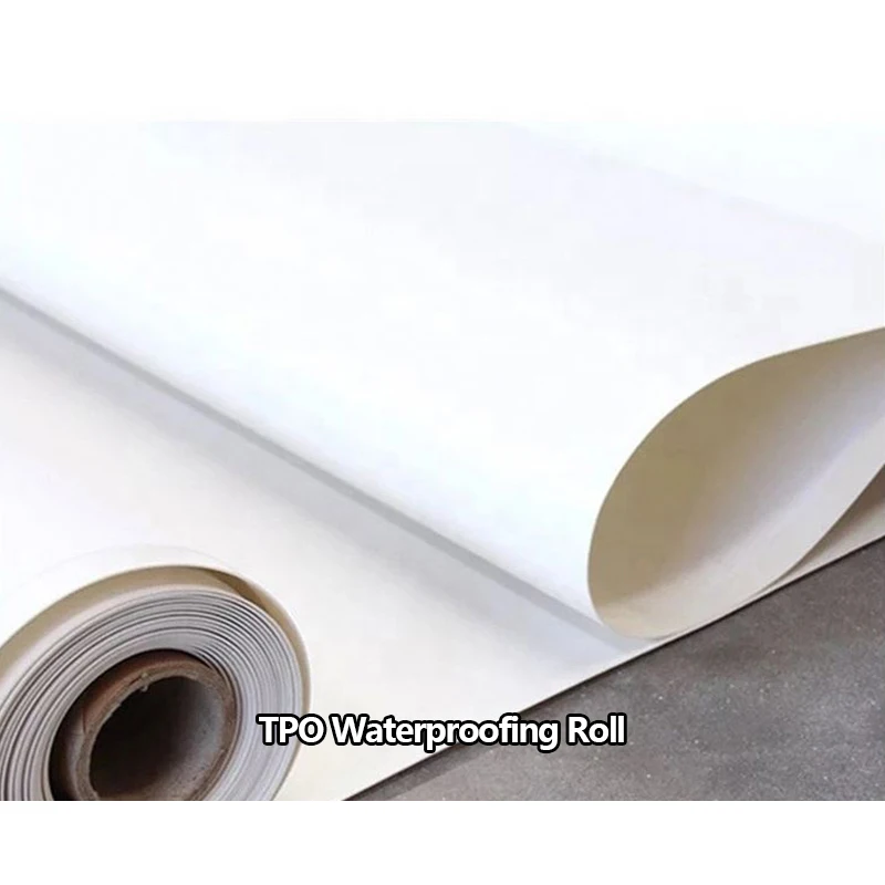 China professional roofing materials various type TPO waterproofing membrane
