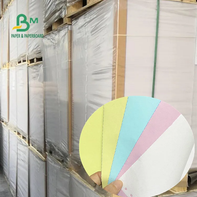 
3 Ply CB CFB CF Size 61* 86cm 50g 55gsm NCR Carbonless Copy Paper For Banking 