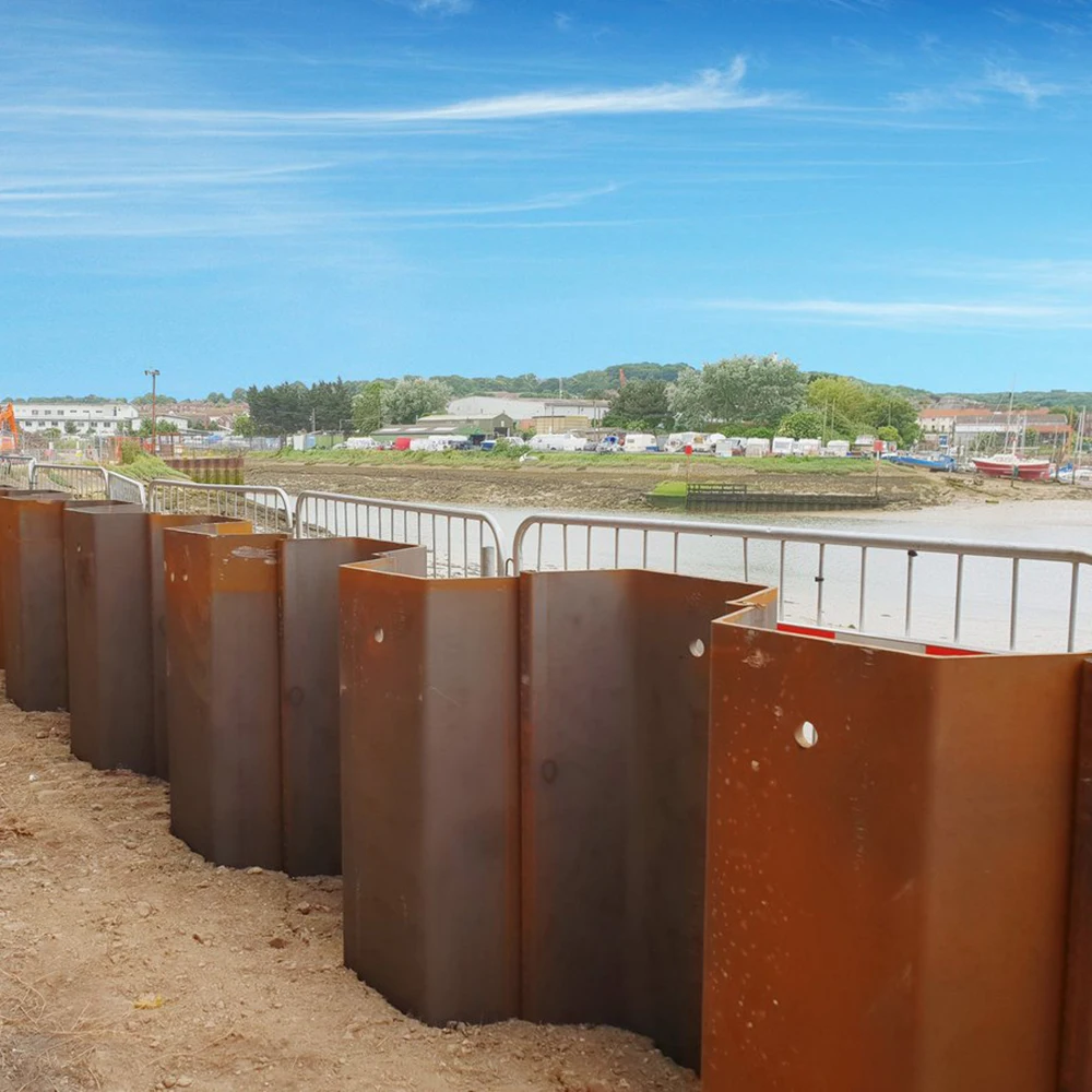 Professional supplier of hot sale cold formed U steel sheet piling pile with low cost