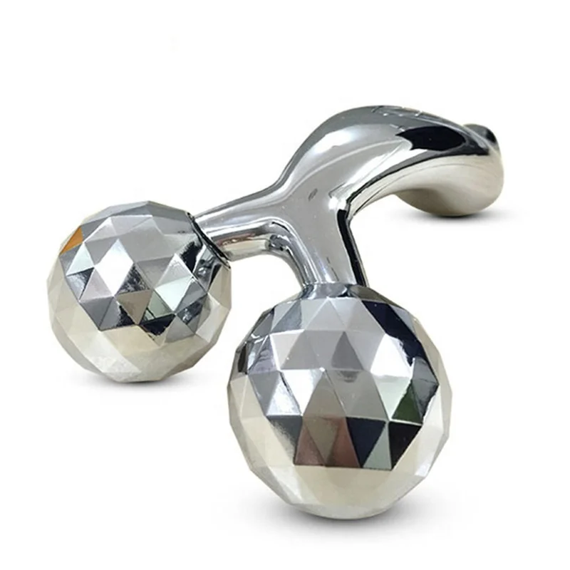Y Shape 3D Microcurrent 360 Rotation Facial Lifting Beauty Tool Slim Face Massage Roller